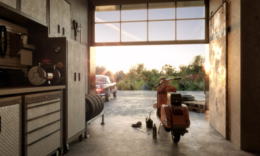 Moody Garage Render