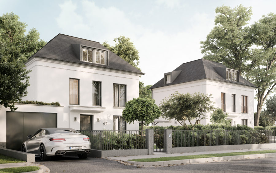 Front Facades Render