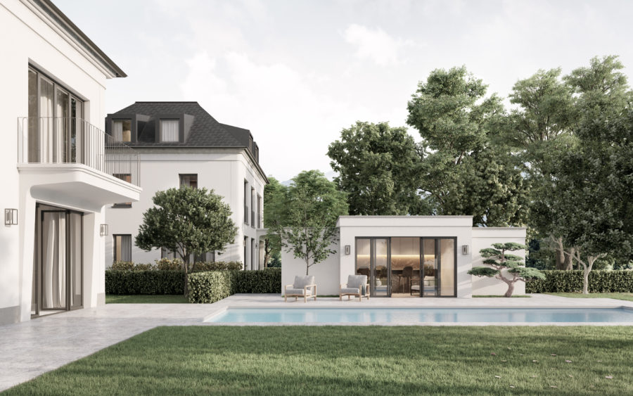 Pool House Render