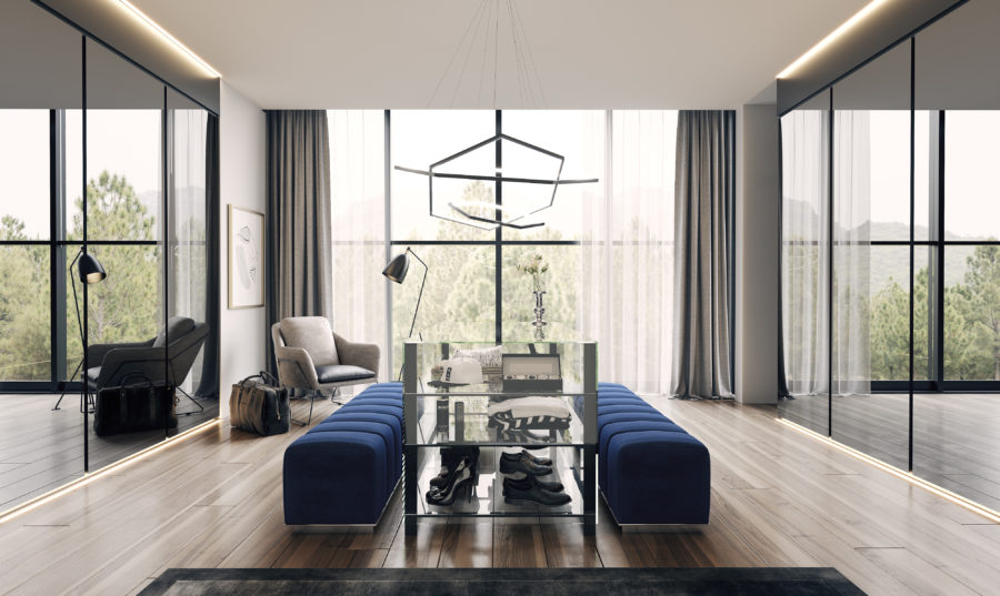 Walk In Closet Render