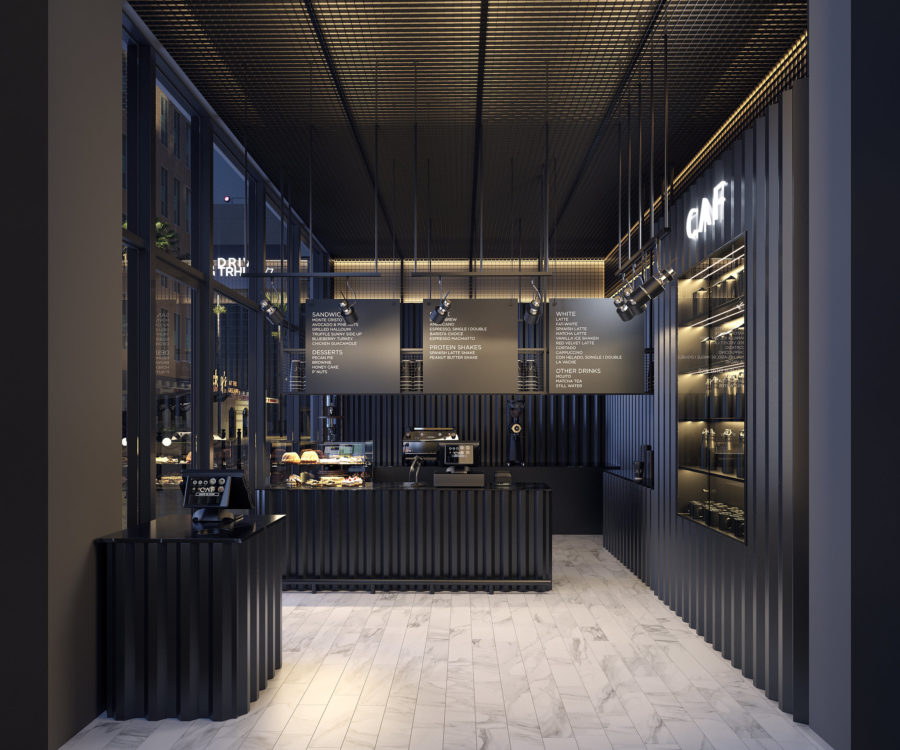 CAF Cafe Interior - Render by Hey Visual