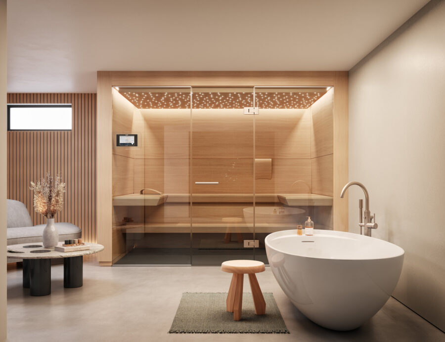sauna design - Hey Visual